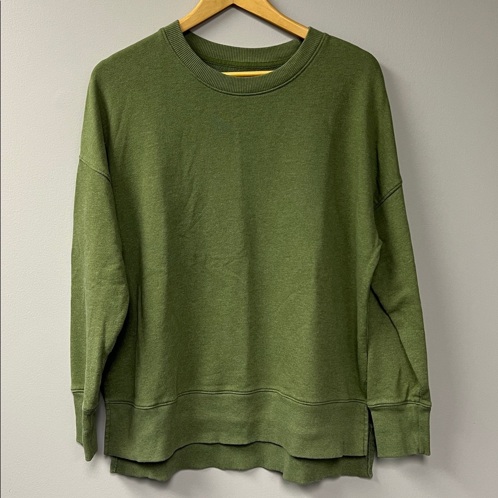 Time And Truth, Sweatshirt, Olive Extra Large